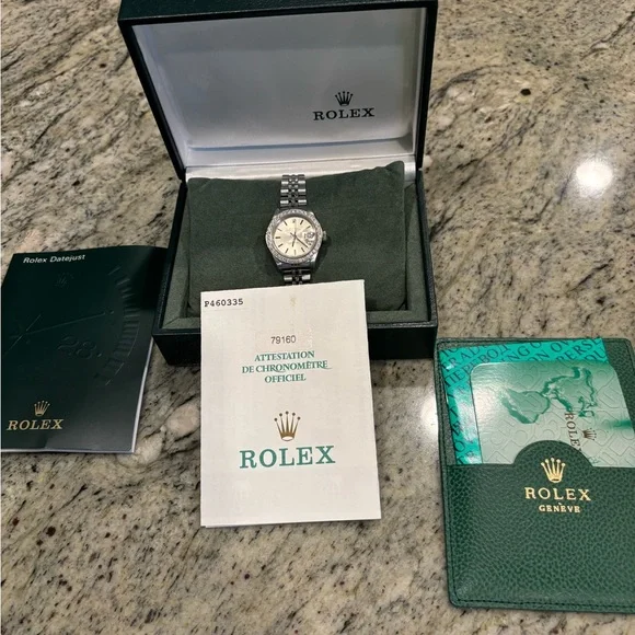 Rolex Silver Luxury Timepiece with Stainless Steel Band - Picture 2 of 10